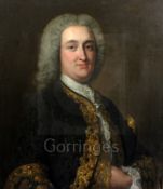 Follower of Allan Ramsay (1713-1784)oil on canvasPortrait of Andrew Fletcher, Lord Milton (1692-
