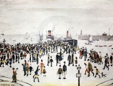 § Lawrence Stephen Lowry (1887-1976)limited edition colour printFerry Boatssigned in pencil and