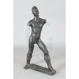 § Glyn Philpot (1884-1937)bronzeNegro Walking Fine Art Society edition no 7 of 8,32in.Negro