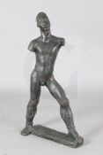 § Glyn Philpot (1884-1937)bronzeNegro Walking Fine Art Society edition no 7 of 8,32in.Negro