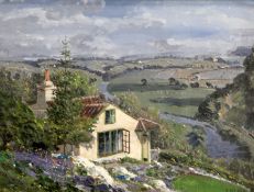 § Campbell Archibald Mellon (1876-1955)oil on panelView of Ross on Wyesigned9 x 12in.