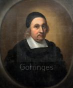 17th century English schooloil on canvasPortrait of Reverend John Wainwright, Chancellor of the