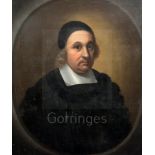 17th century English schooloil on canvasPortrait of Reverend John Wainwright, Chancellor of the