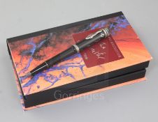 A Montblanc Meisterstuck limited edition Agatha Christie ballpoint pen, mint and boxed