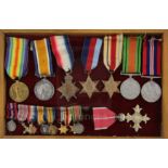 A WWI / WWII Military OBE group of seven medals to G. Jenkins, Bimbashi Service with RN comprising