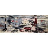 § John Piper (1903-1992)autolithographNursery Frieze I (Levinson 8)18 x 47.75in.