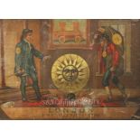 A 19th century Sun Fire Office London printed tin advertising sign 53 x 73cm