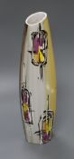 A 1970s French pottery vase height 33cm