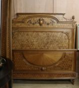 A Louis XVI style double bed W.147cm