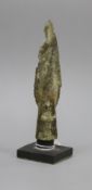 A bronze age spearhead, excavated as part of the Wilburton Hoard, c.1000 B.C., The Wilburton Hoard