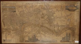A new and accurate plan of the cities of London and Westminster........publ. by G. Thompson, March