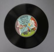 A Kid Kord record album of 33 Nursey Rhymes on 6 discs, colour lithograph labels