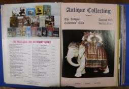 A quantity of Antique Collectors magazines