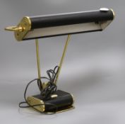 An Eileen Gray 1960's desk lamp Height 40cm