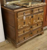 A 1920's Jacobean revival oak chest