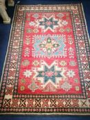 A Caucasian rug 187 x 129cm