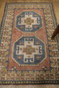 A Caucasian design rug 167 x 125cm
