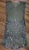 A 1920's silk and sequin dress