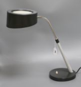 A Charlotte Perriand 1960's desk lamp 45cm high