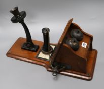 A Vintage wall mounted telephone set