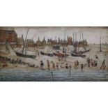 § Lawrence Stephen Lowry (1887-1976) Two offset lithographs printed in colours, Deal Beach; Deal