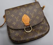 A Louis Vuitton monogram pattern shoulder bag, boxed