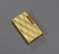 A Dupont Hermes gold plated lighter