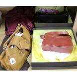 Three designer leather handbags, including Tanner Krolle (2, boxed) and Tod's and a Russell &