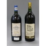 Two Magnums of Bordeaux Superieur wine