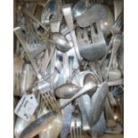 A post 1920's Czechoslovakian part canteen of 800 standard cutlery, comprising one hundred and