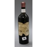 One bottle of Chateau Haute Briand 1934