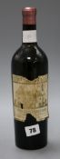 One bottle of Chateau Haute Briand 1934