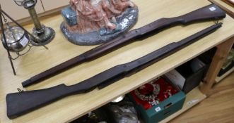 Two WWI 303 rifle stocks