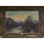 W. Collins, oil on canvas, Highland scene, 40 x 60cm