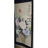 A Chinese scroll painting