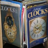 A quantity of clock and watch related magazines, bindings and pamphlets