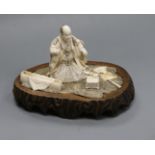 A Japanese ivory figure