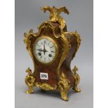 A French Boulle-work and ormolu mounted mantel clock