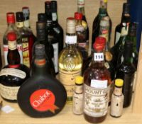 A quantity of assorted wines and spirits