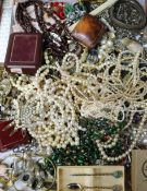 A quantity of assorted jewellery including silver and costume.