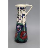 A Moorcroft Rachel Bishop 'Tribute to Charles Rennie Mackintosh', design slender jug, 1995, height