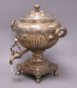 A Regency Old Sheffield plate tea urn