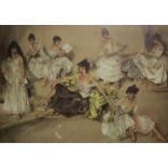 William Russell Flint, limited edition print Variations III, 619/850, 50 x 69cm.