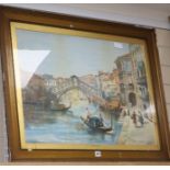 James Holland, watercolour, View of Venice, bears signature, 52 x 76cm.