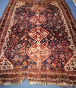 A North West Persian blue ground rug 280 x 198cm