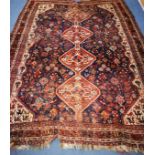 A North West Persian blue ground rug 280 x 198cm