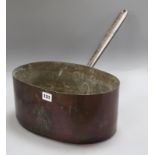 A copper pan