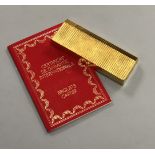 A Cartier lighter, with certificate
