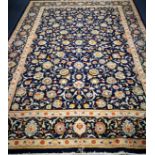 A Kashan rug 330 x 236cm