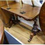 A mid Victorian mahogany centre table W.98cm